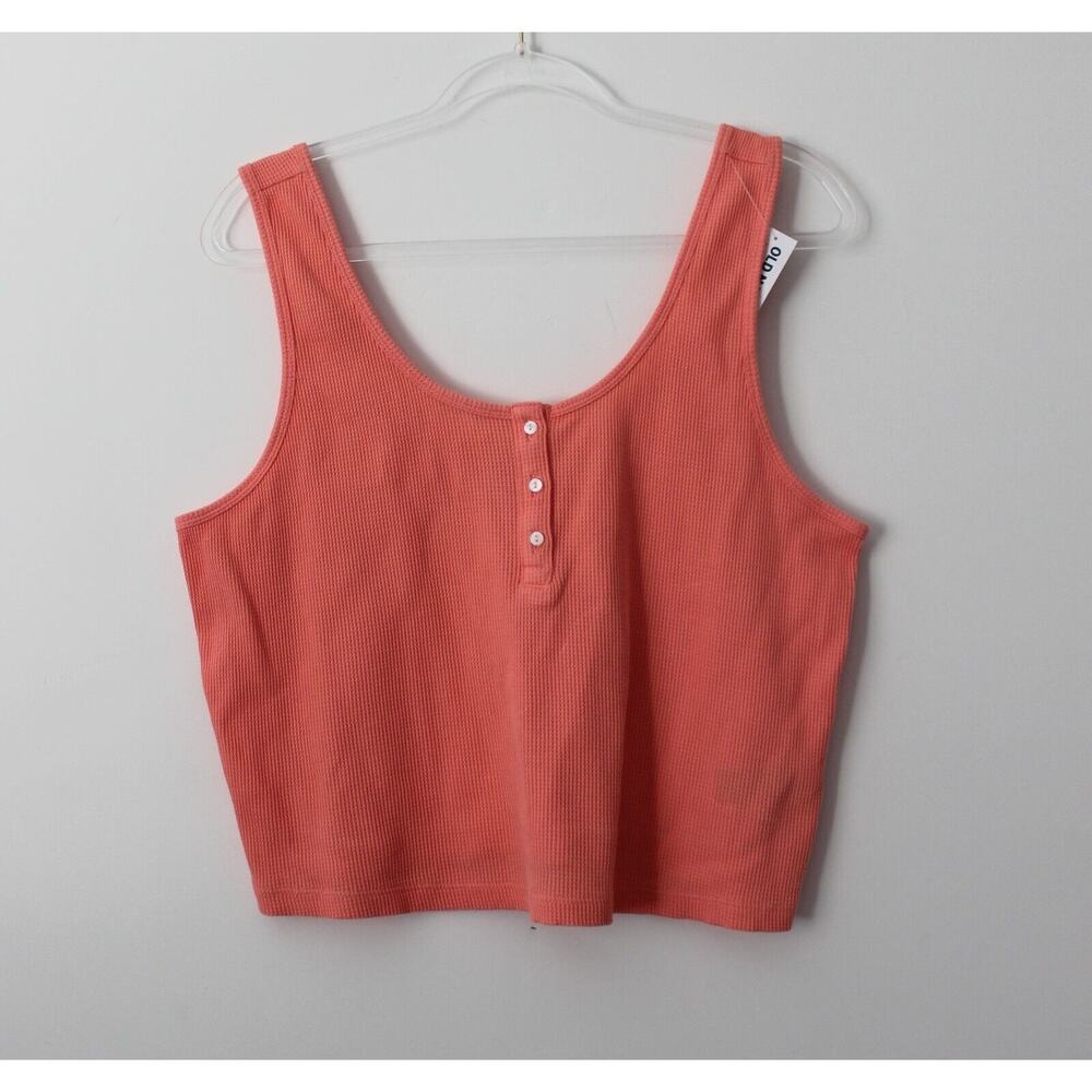 Old Navy Womens Lounge Tank Top Orange Size XL NWT